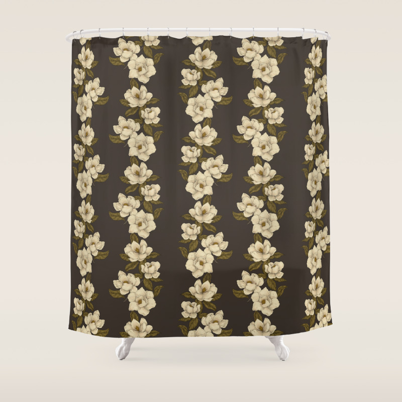 Magnolia Shower Curtains Society6
