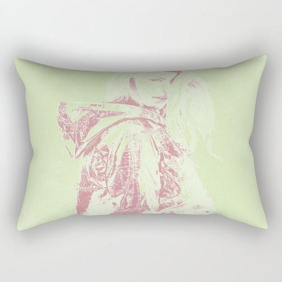 Young girl Rectangular Pillow