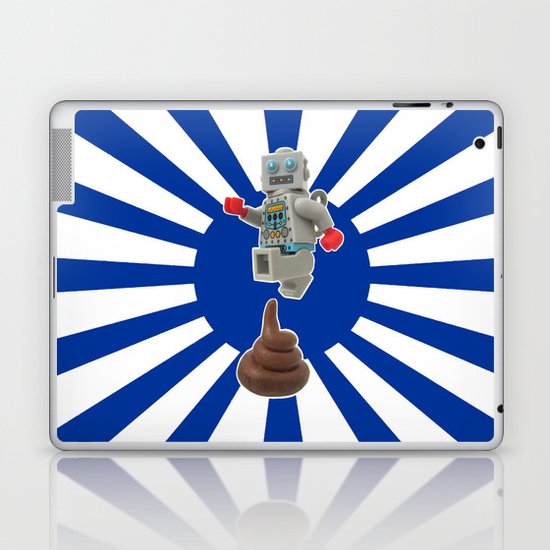 Poo jumping Laptop & iPad Skin