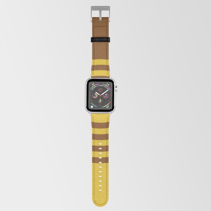 Arches Composition in Brown and Yellow Apple Watch Band