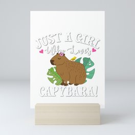 Capybara Mini Art Print