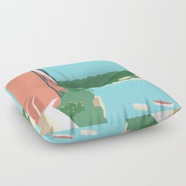 Levanto - Italy Floor Pillow