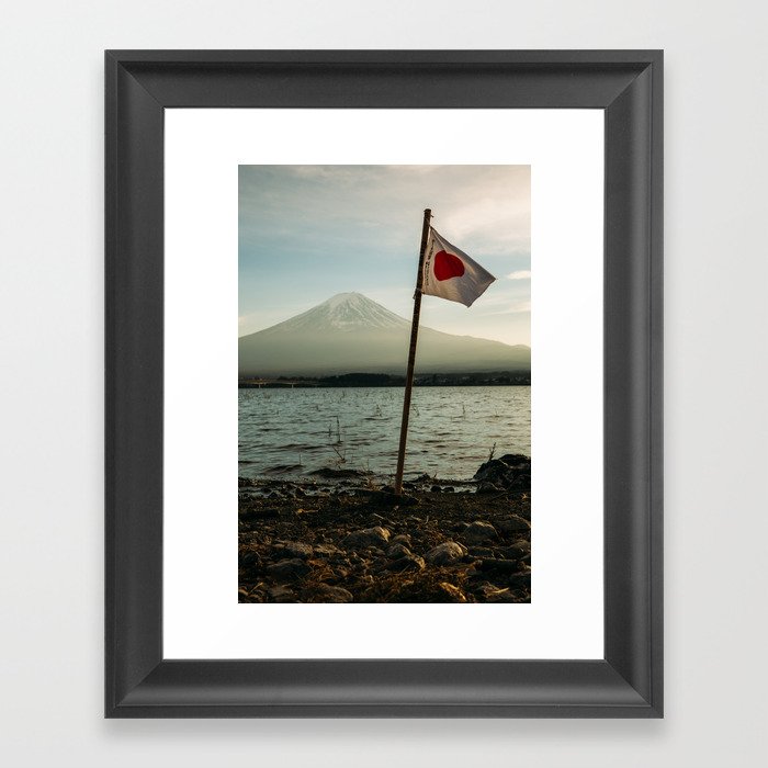 After the Climb - Mt. Fuji Framed Art Print