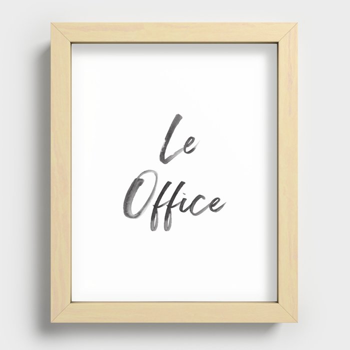 Recessed Framed Print