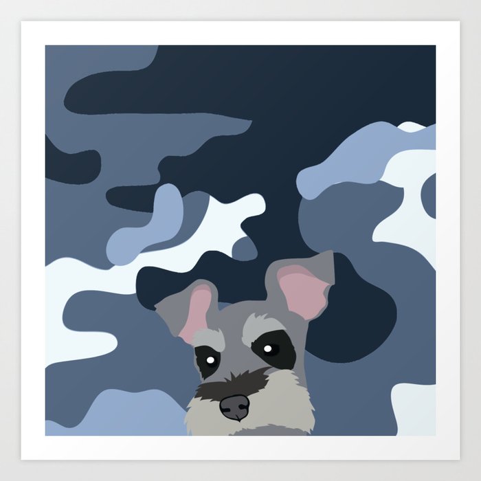 Schnauzer Art Print