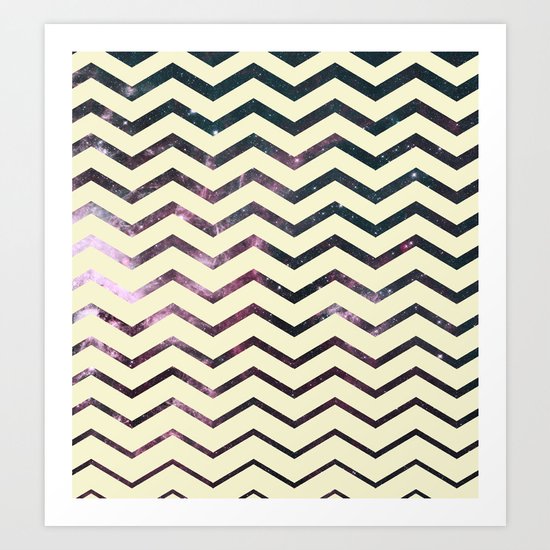 Cosmic Zag Art Print