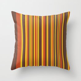 That 70's Look Seventies Abstract Lines Throw Pillow