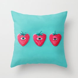 Cry Berry Throw Pillow