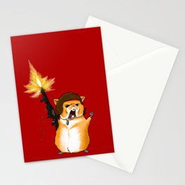 Hamster Rambo - by Rui Guerreiro Stationery Cards