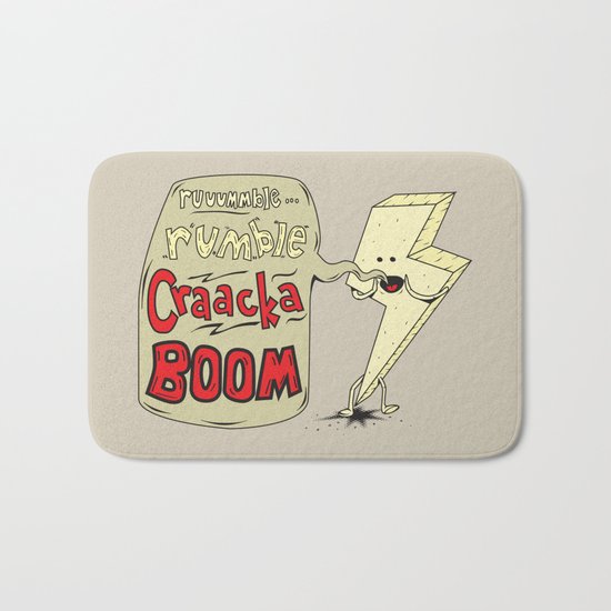 Onomatopoeia Bath Mat