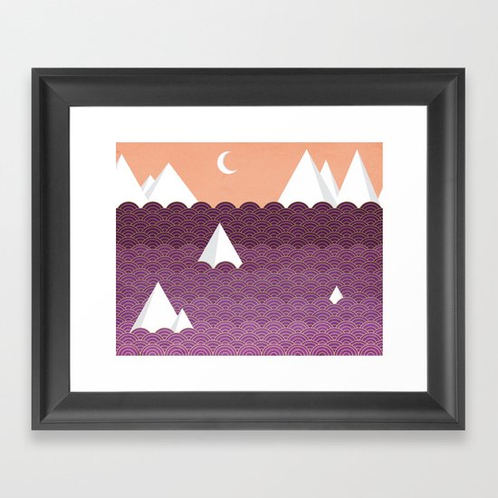 Sea of Clouds Framed Art Print