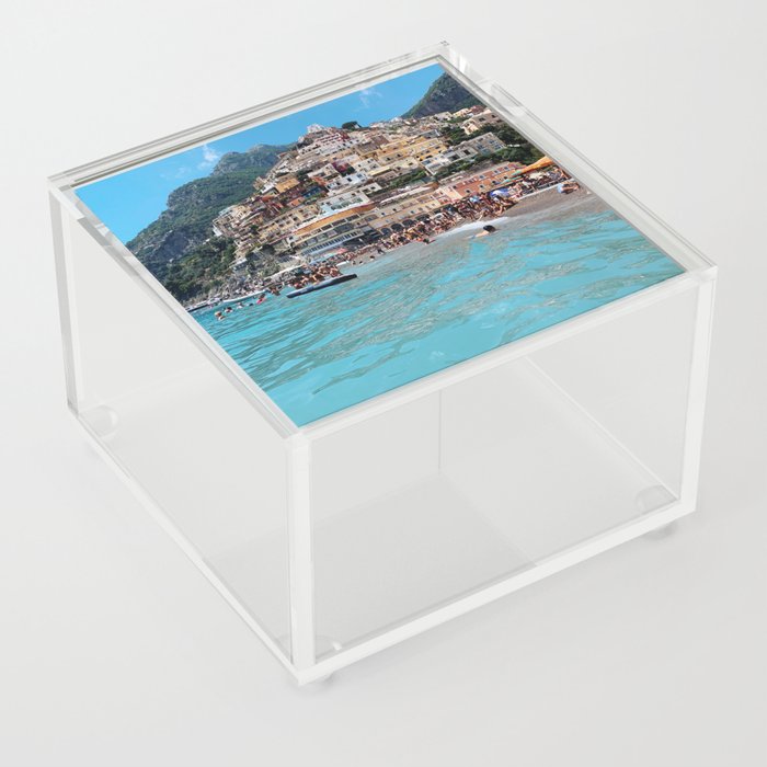 Summer in Positano, Italy Acrylic Box