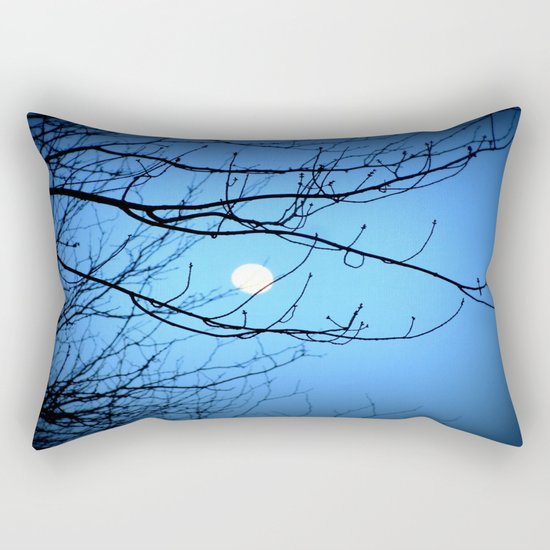 Moonlight at Dusk Rectangular Pillow