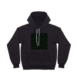 Christmas branches and stars - black Hoody