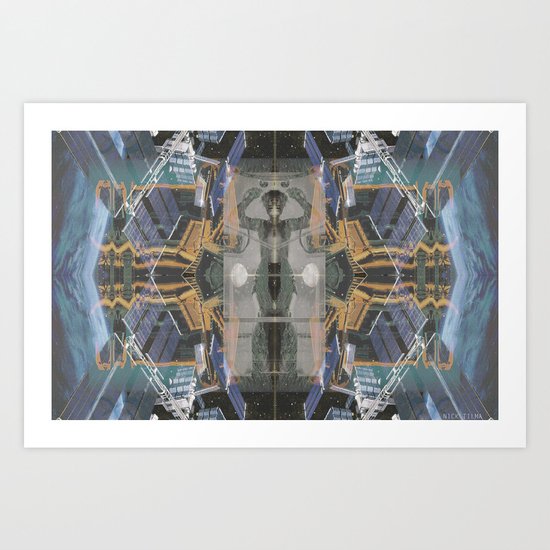 The Space Excavation Terror Art Print