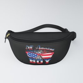 All american Boy US flag 4th of July Fanny Pack