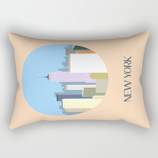 New York New York Rectangular Pillow