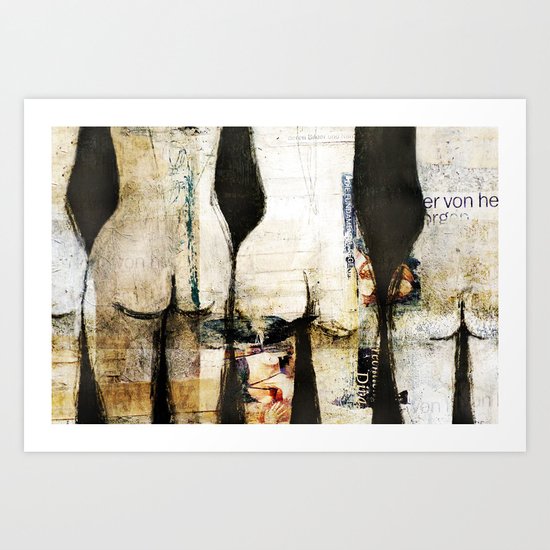 Po-Collage Art Print