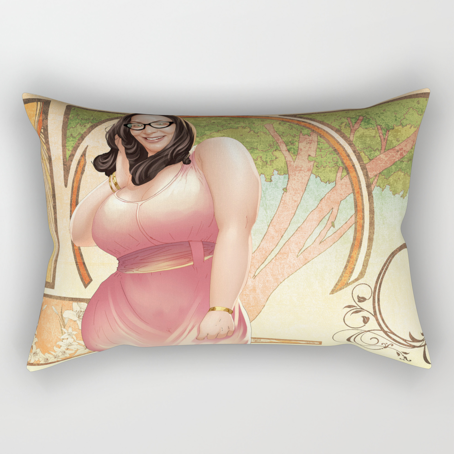 The Most Beautiful Woman In The World Rectangular Pillow By