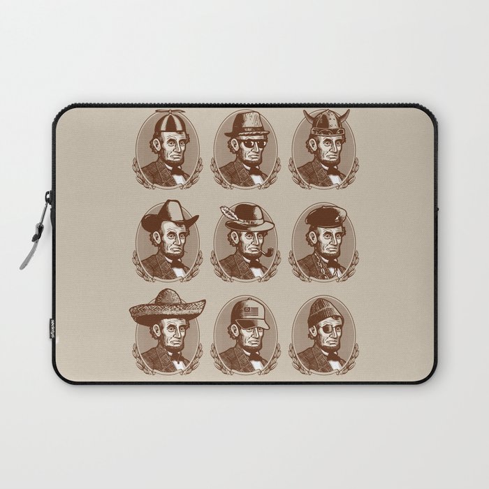Abe Tries on Hats Laptop Sleeve