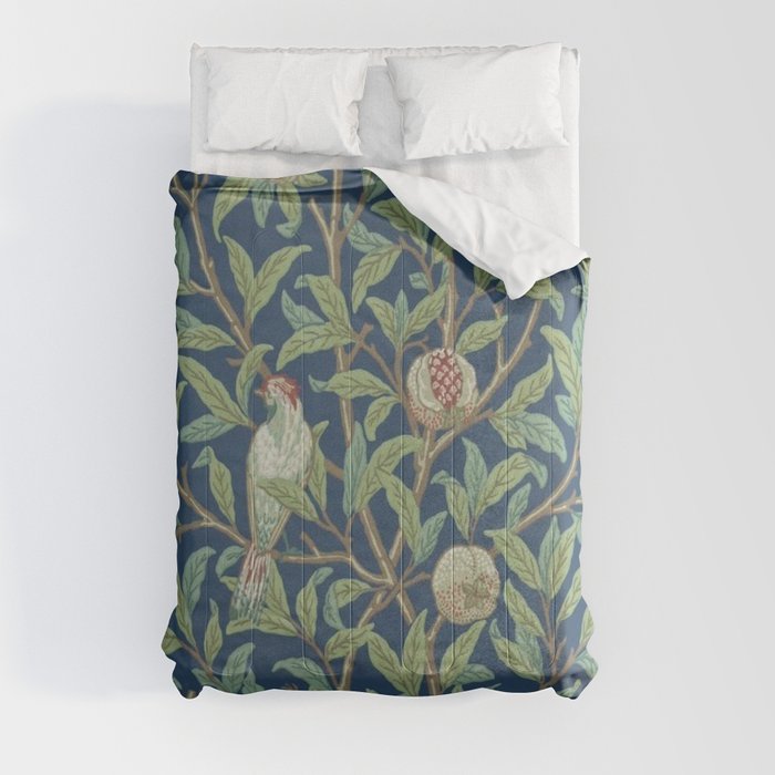 William Morris birds and fruit Comforter