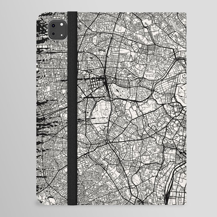 TOKYO - Japan. Monochrome City Map iPad Folio Case