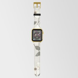 Modern Flowers Painting Apple Watch Band