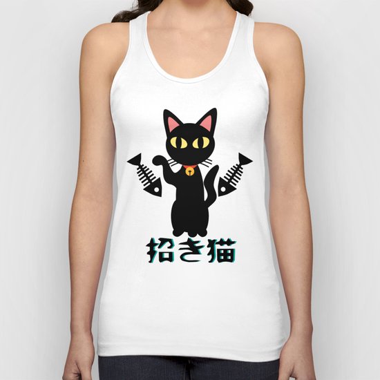 Maneki Neko Unisex Tank Top