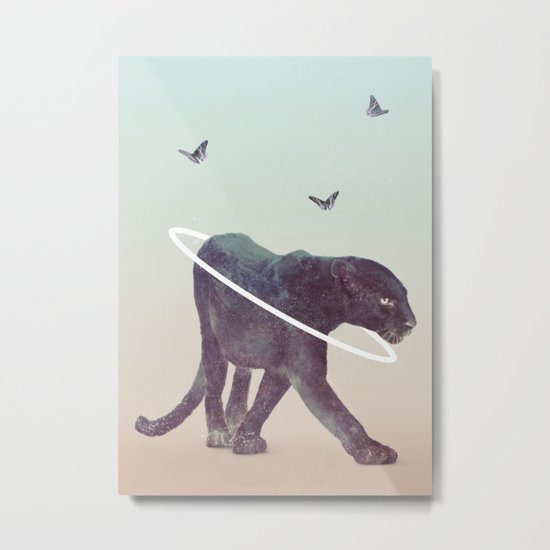 Black Panther Metal Print