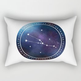Taurus Zodiac | Nebula Circles Rectangular Pillow