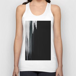Falling Waves of a Black Sand Beach In Iceland Unisex Tank Top