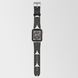 Abstraction_NEW_BLACK_LANDSCAPE_GEOMETRIC_POP_ART_0119Z Apple Watch Band