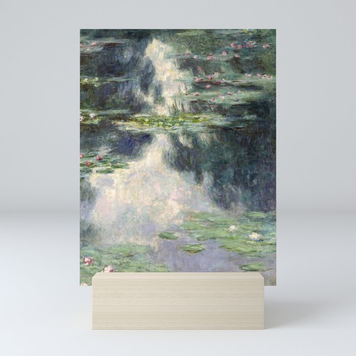 Pond with Water Lilies by Claude Monet, 1907 Mini Art Print