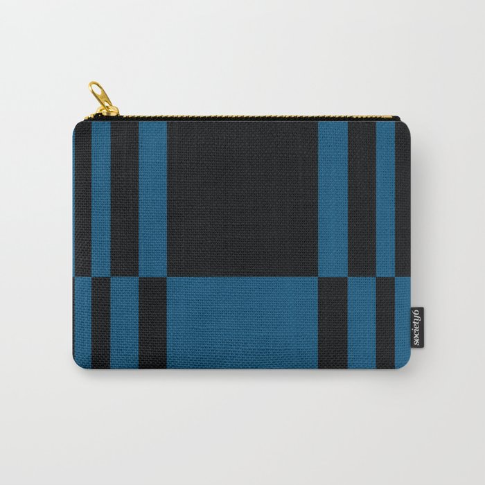 Black and Blue Carry-All Pouch