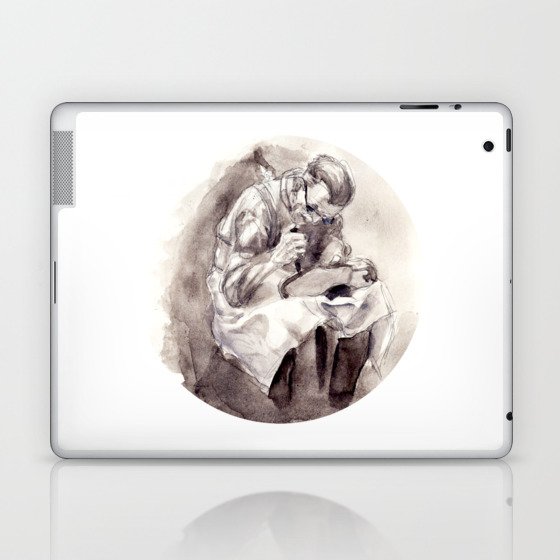 Old shoe maker Laptop & iPad Skin