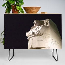 Night, Martin Luther King Civil Right African American Memorial color photograph / photography Credenza