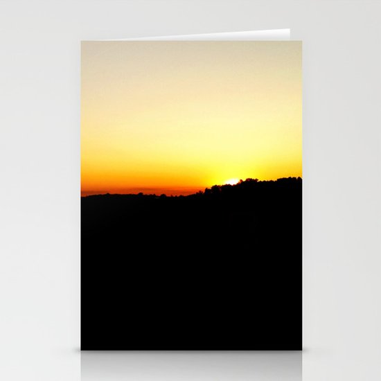 Warm Sunset Stationery Cards