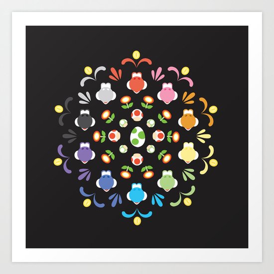 Yoshi Prism Art Print