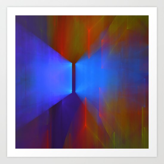 That Blue Art Print