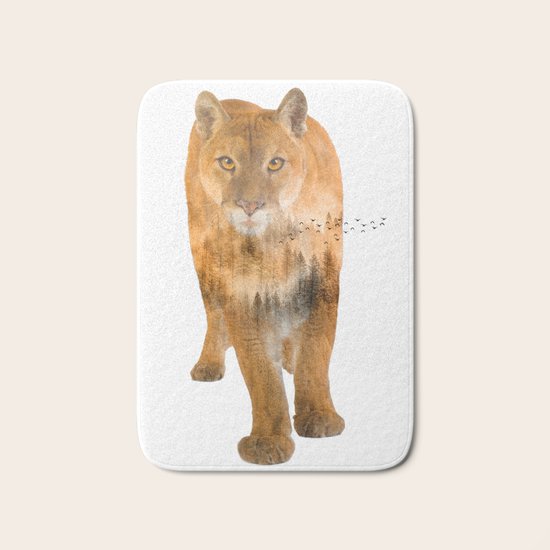Walking alone Bath Mat