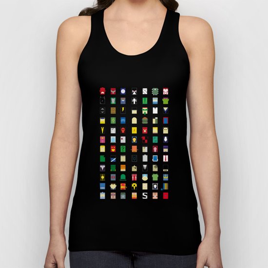Minimalism Villains Unisex Tank Top