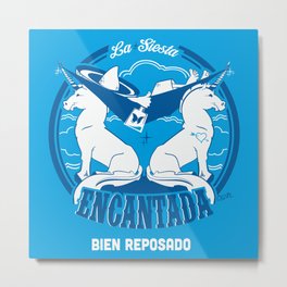 La Siesta Encantada, Bien Reposado • The Best Tequila TShirt! Metal Print