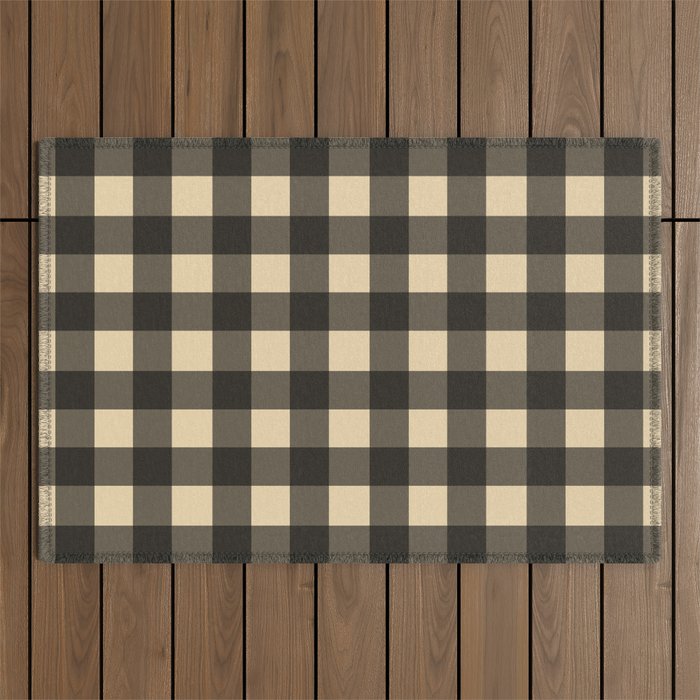 Flannel pattern 7 Outdoor Rug