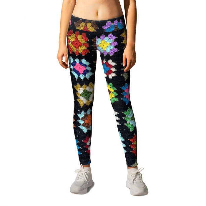 Granny square leggings sales