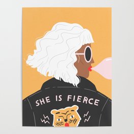 She Is Fierce Poster