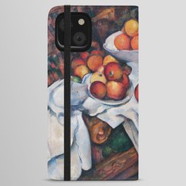 Paul Cezanne - Still Life, Apples and Oranges iPhone Wallet Case