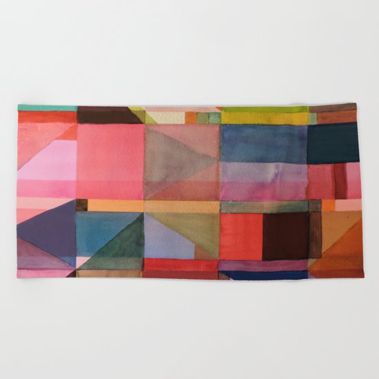 klee words Beach Towel