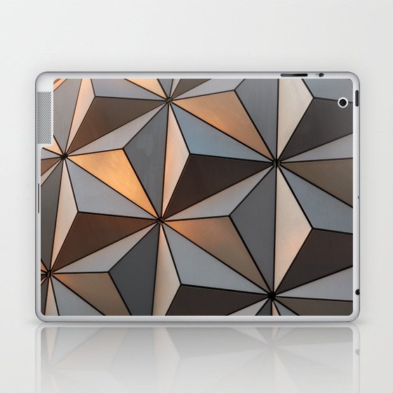 Triangle pattern 3d Laptop & iPad Skin