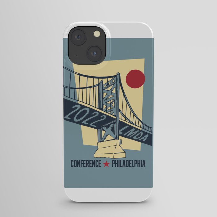 Ben Franklin Bridge Fan Art for Conference iPhone Case
