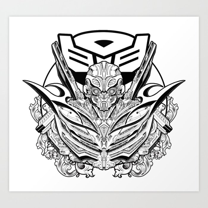transformers bumblebee face drawing